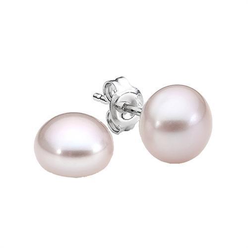 Sterling Silver Luna Stud Earrings
