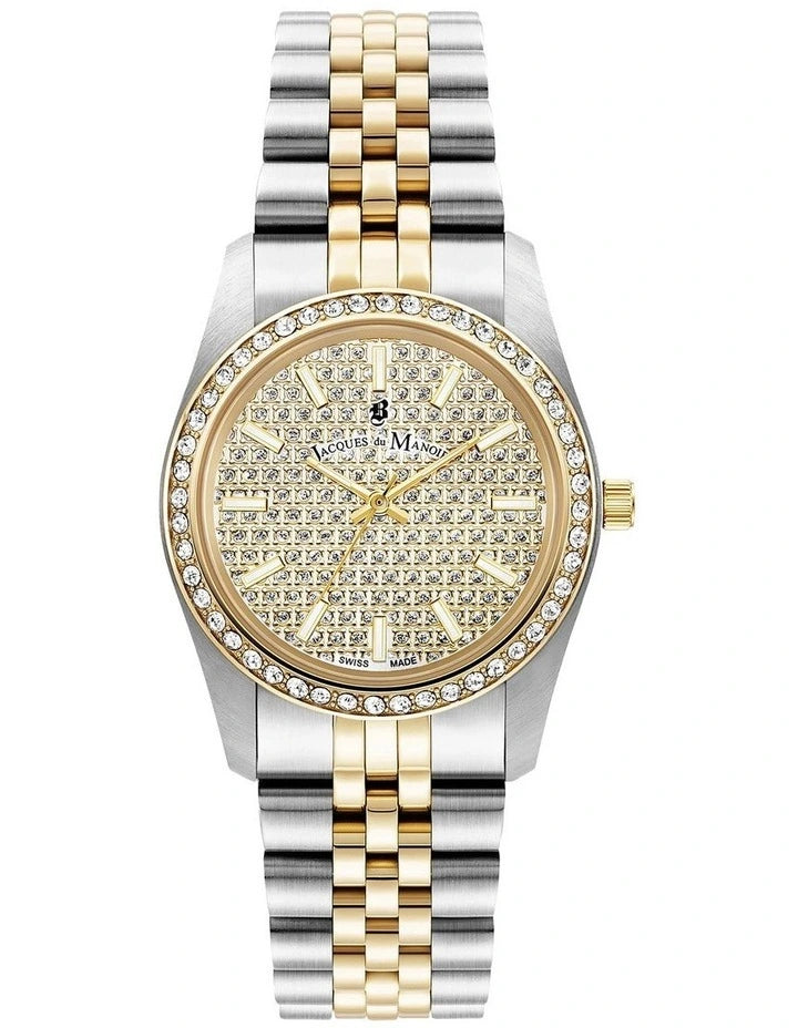 Jacques du Manoir Inspiration Glamour Watch Two Tone