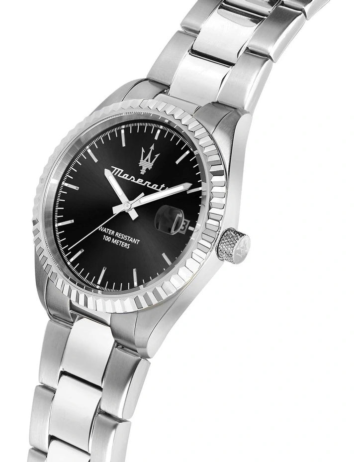 Maserati Competizione Quartz Watch 42mm in Black