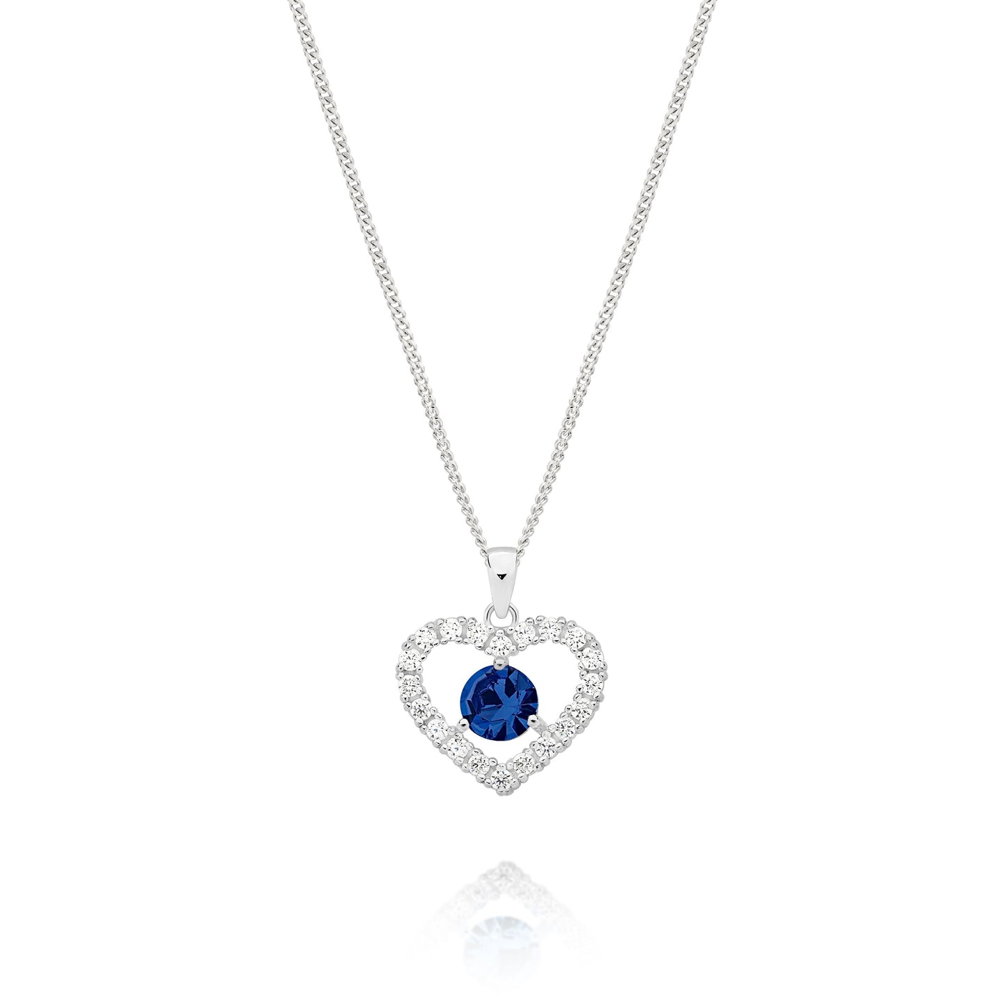 Silver SEPTEMBER Birthstone Pendant