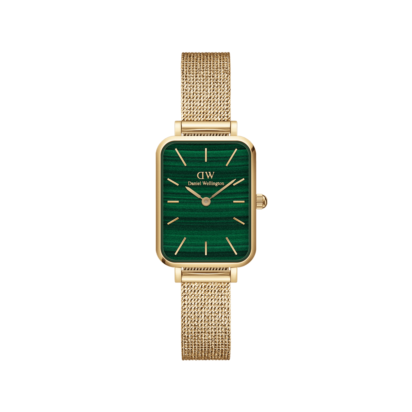 Daniel Wellington Quadro 20X26 Pressed Evergold Gold & Goldreen Watch