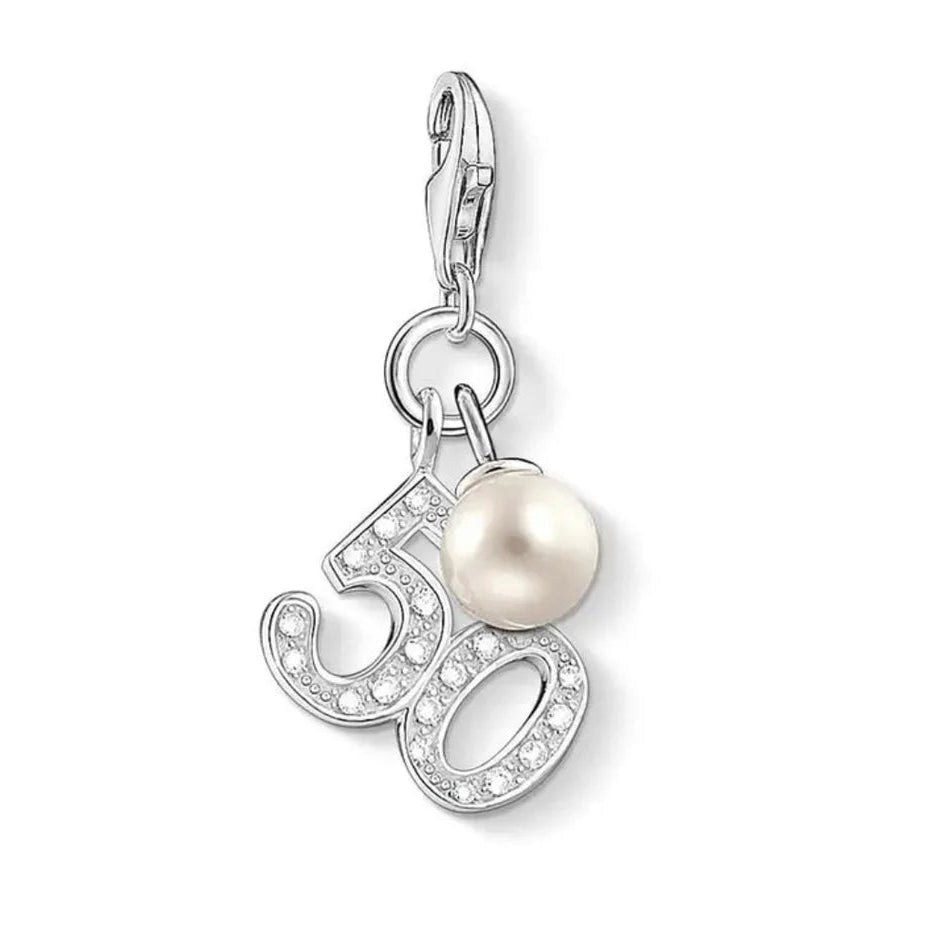Thomas Sabo 50th Charm with Pearl