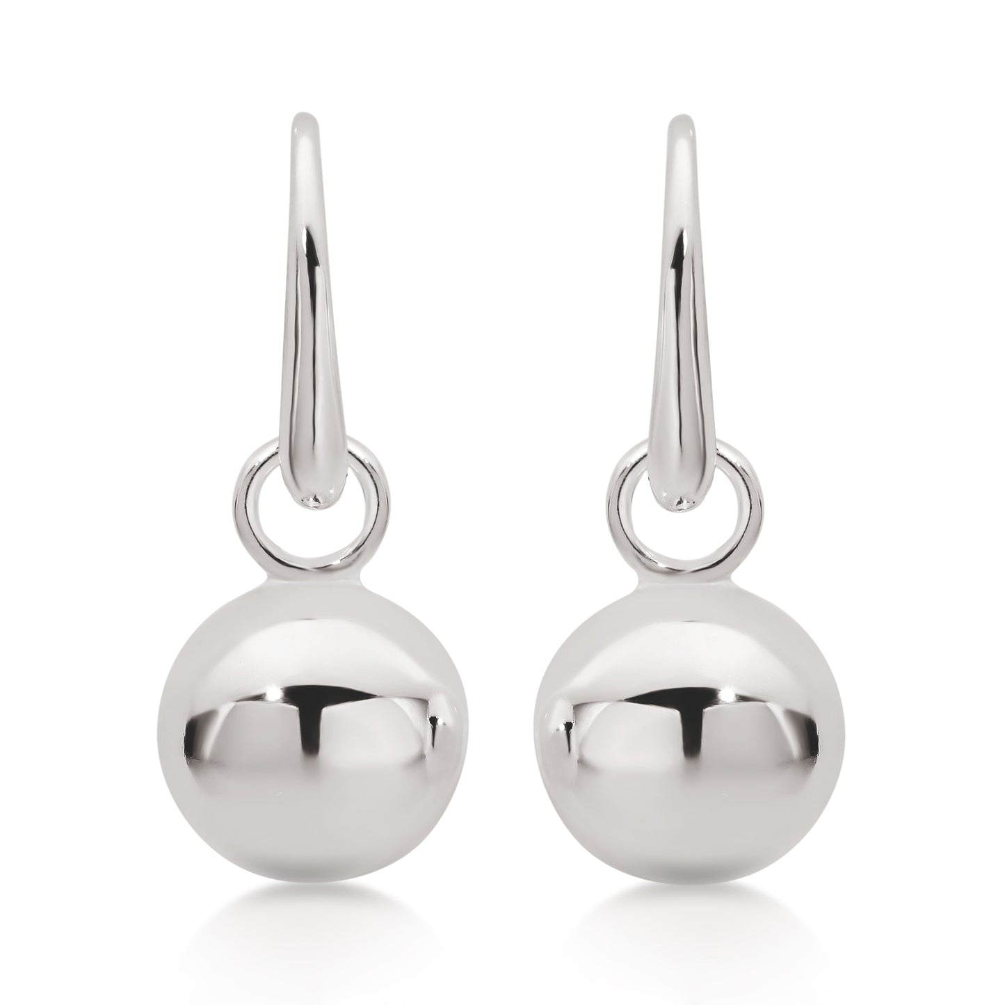 Silver ball drops 12mm