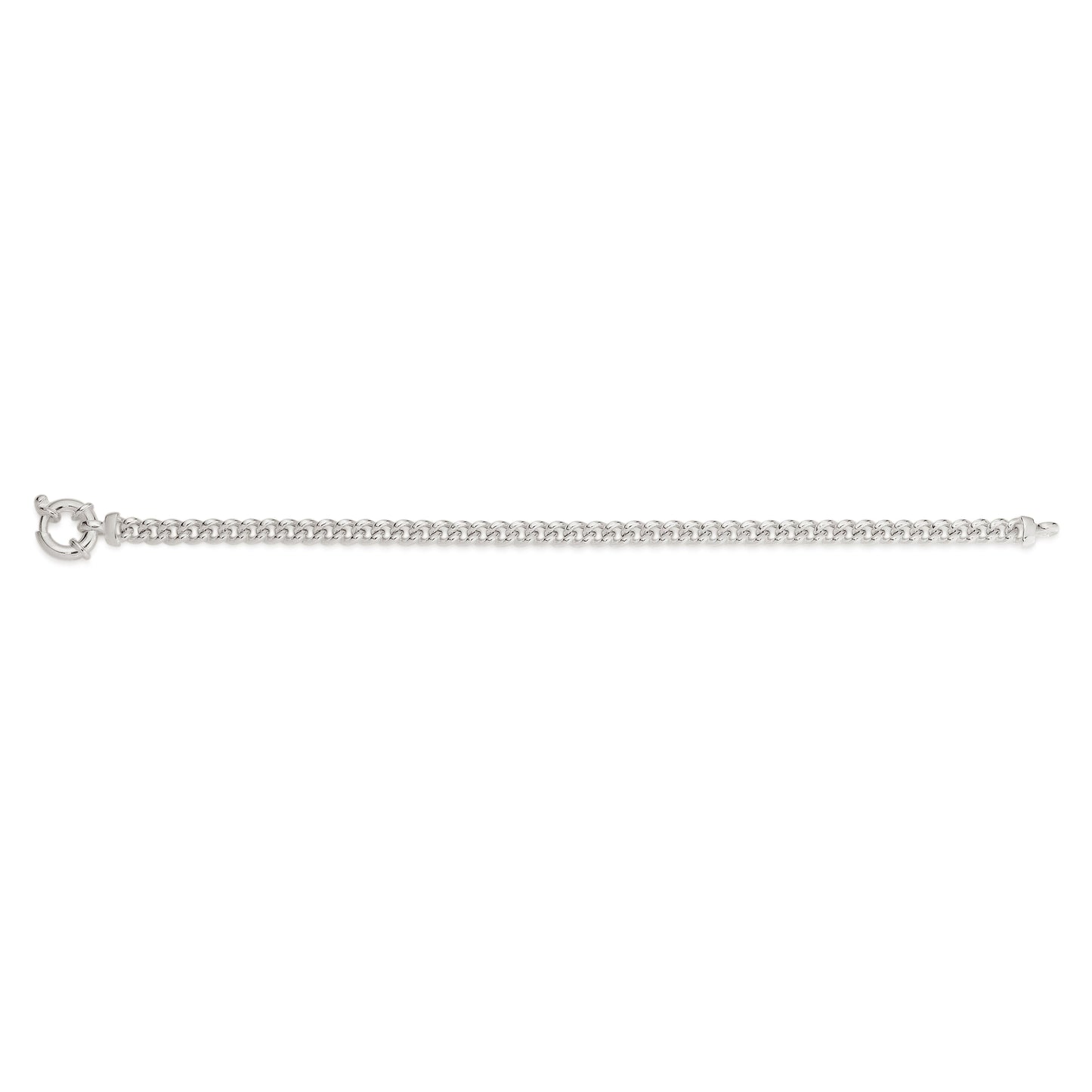 Silver curb Bracelet