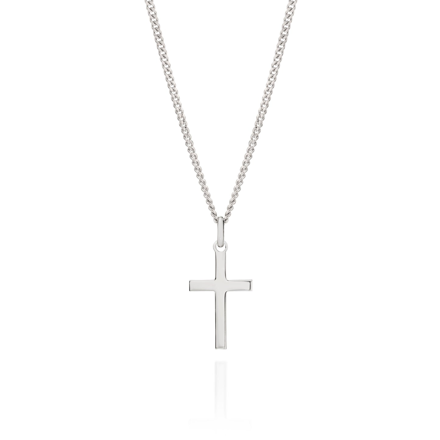 Silver cross pendant