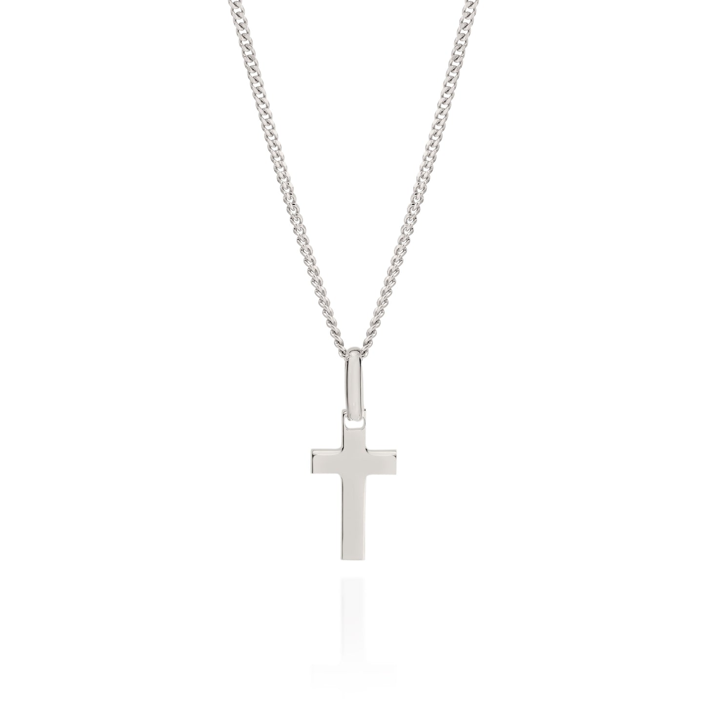 Silver cross pendant