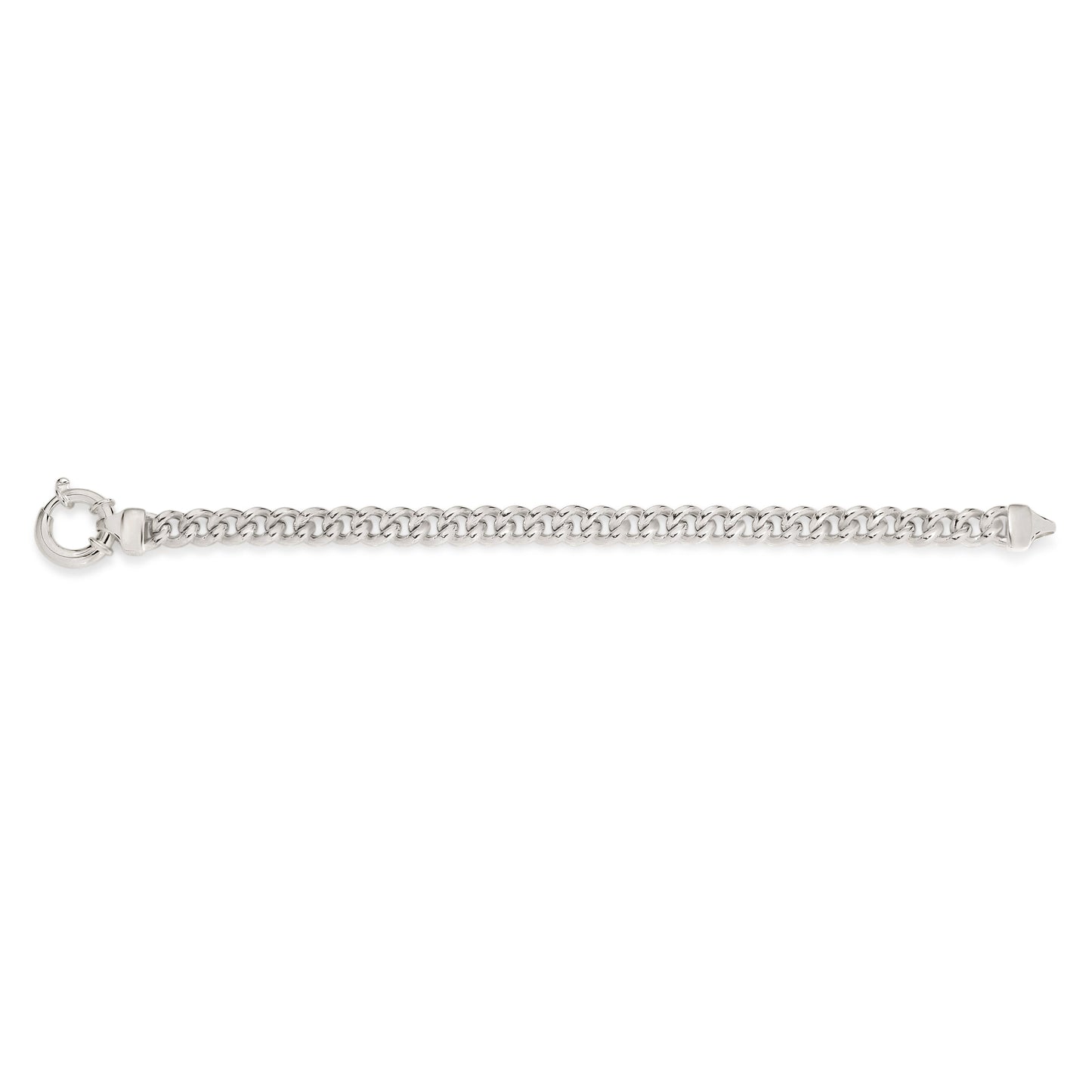 Silver curb Bracelet