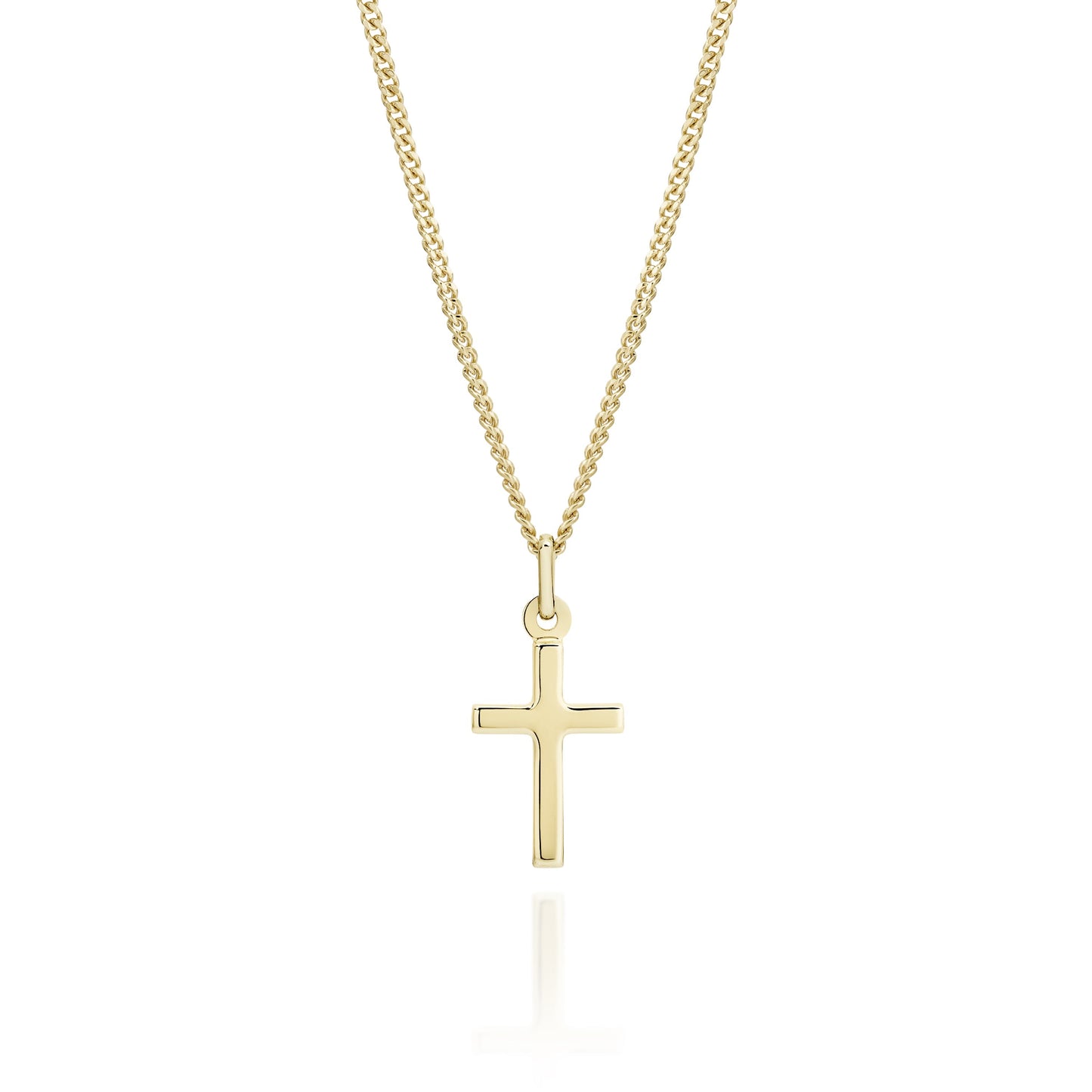 9ct gold cross pendant