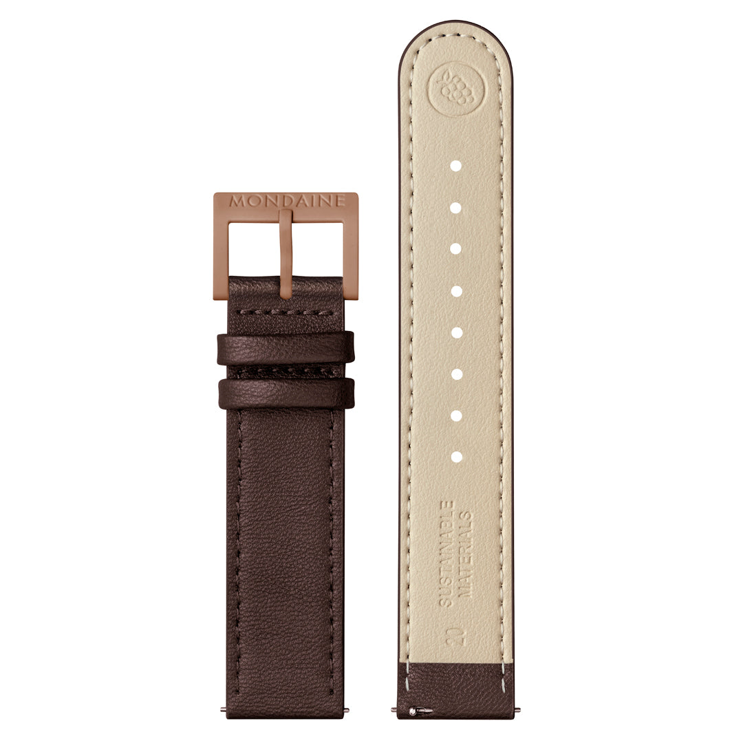 Mondaine Limited Edition Essence Mocha 41mm Watch - MS1.41170.LTV