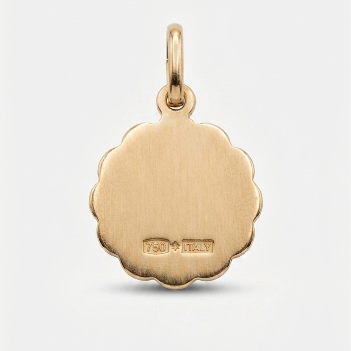 18ct Yellow Gold Confirmation Medal