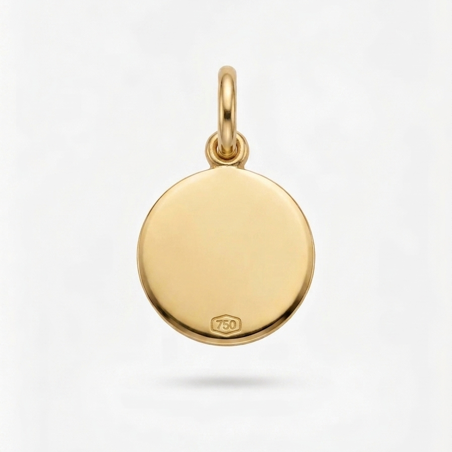 18ct Yellow Gold Confirmation Medal