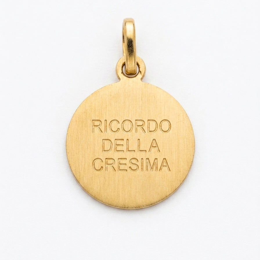18ct Yellow Gold Confirmation Medal