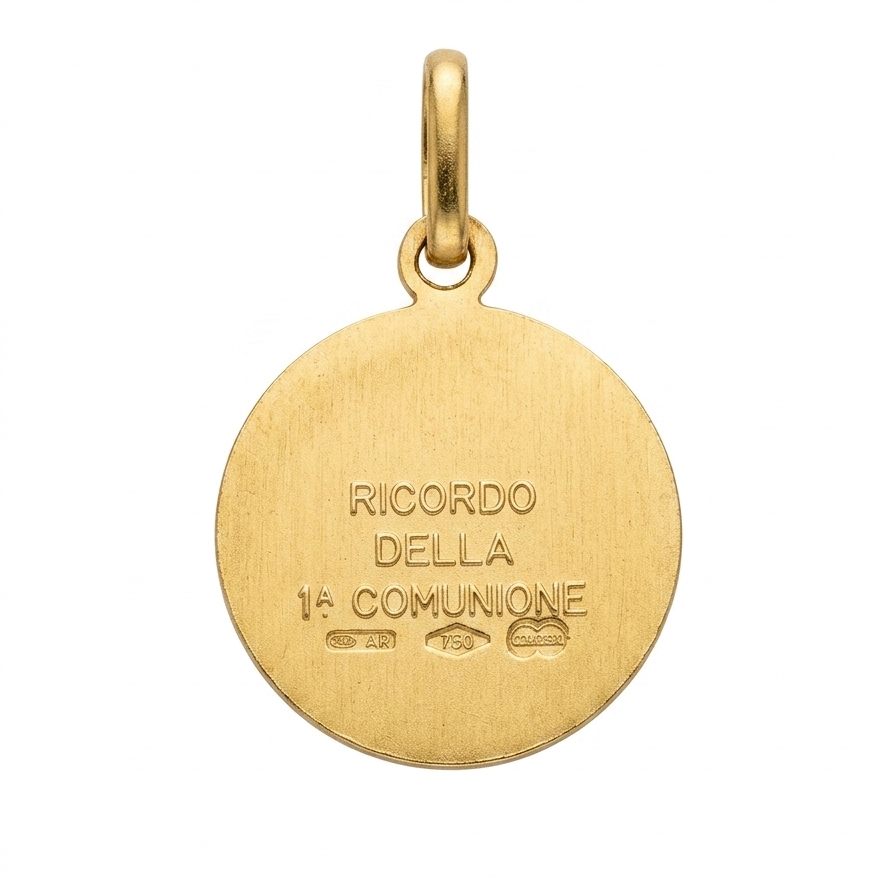 18ct Yellow Gold Holy Communion Medal