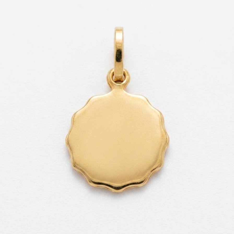 18ct Yellow Gold Holy Communion Medal