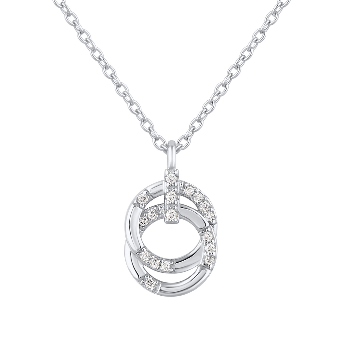 Georgini Alchemy Couture Link Pendant Silver