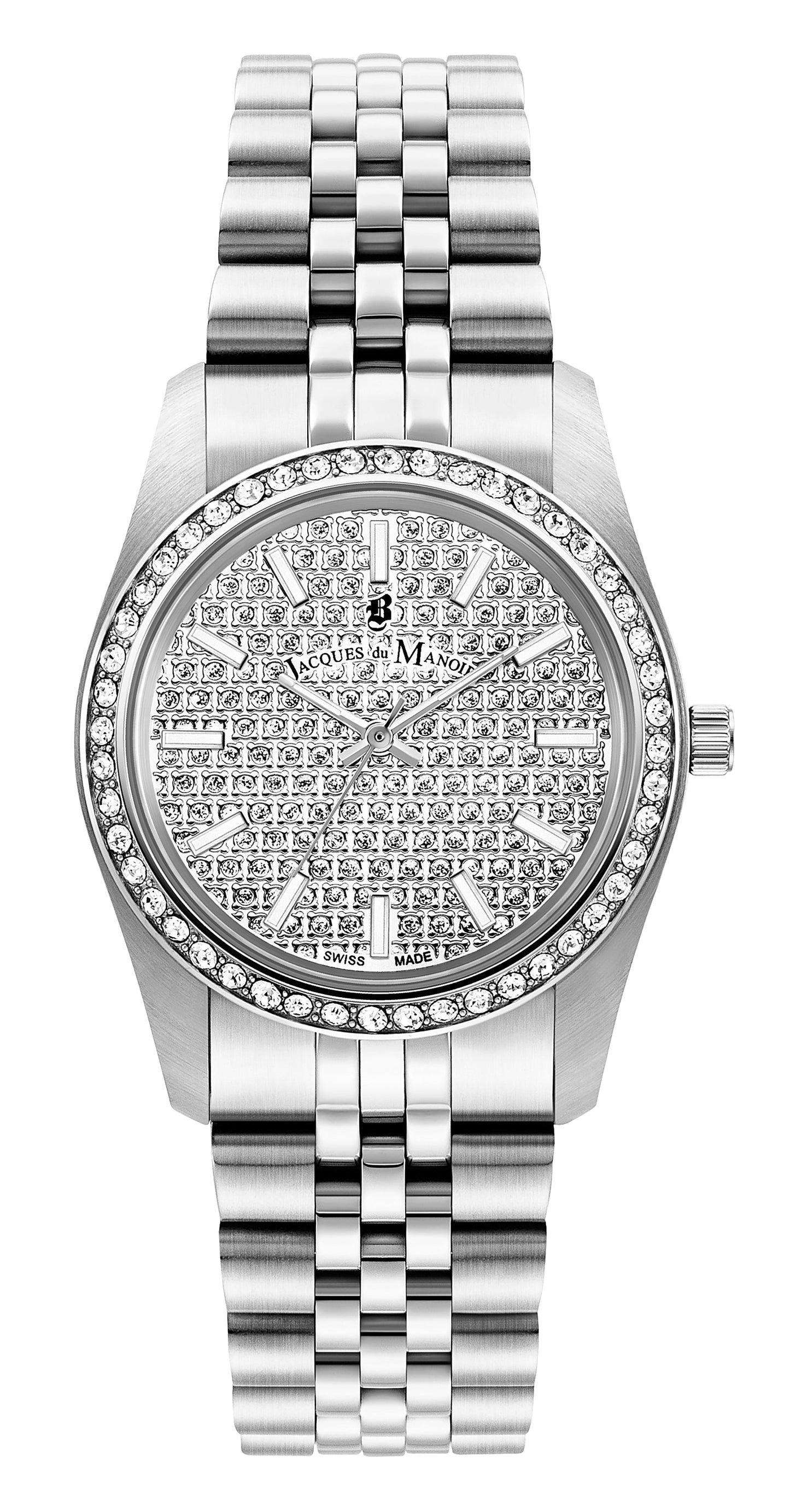 Jacques du Manoir Inspiration Glamour Watch Silver