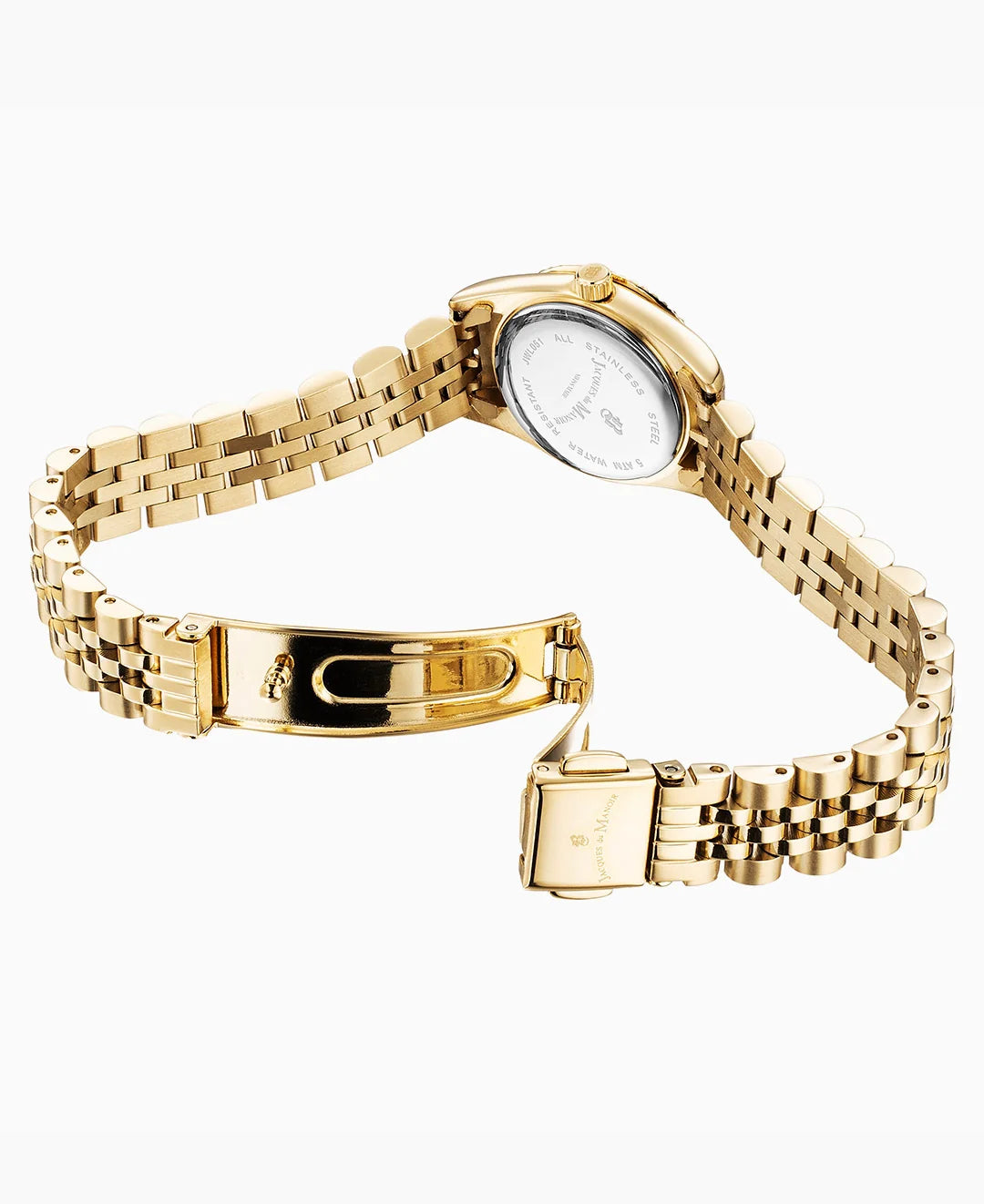 Mini Inspiration 22mm Two-hands Gold-tone Black dial Stainless steel swiss watch