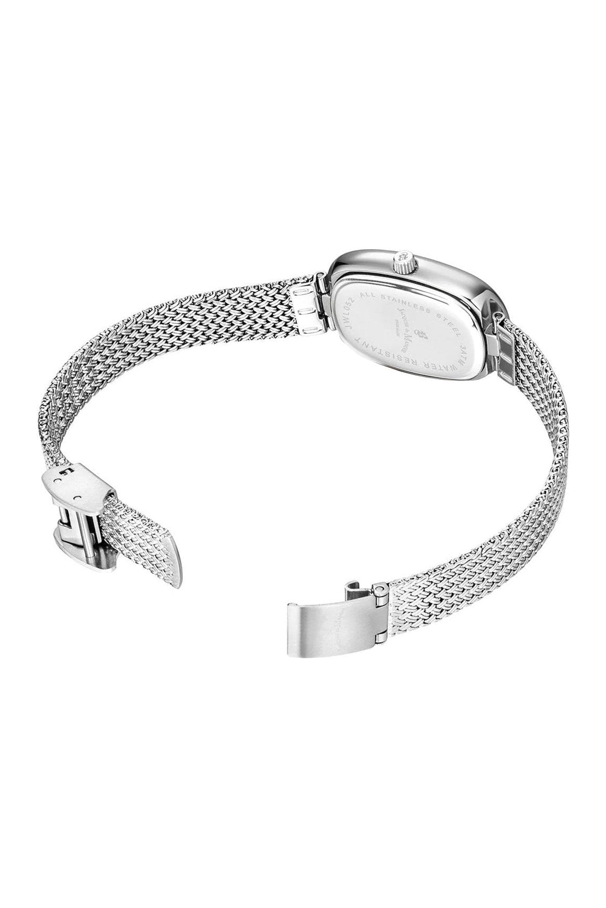 Noblesse Silver-Tone White Dial Swiss Watch - Jacques Du Manoir