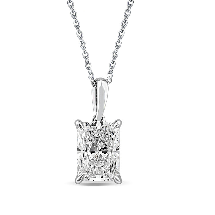 1.00ct Lab Grown Diamond Necklace in 9ct White Gold