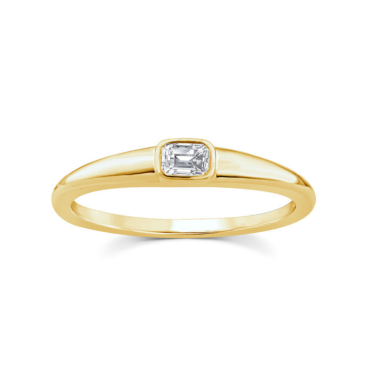0.15ct Lab Grown Diamond Ring in 9ct Yellow Gold