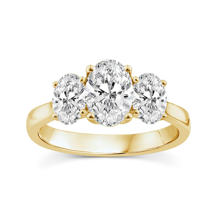 2.00ct Lab Grown Diamond Ring in 9ct Yellow Gold