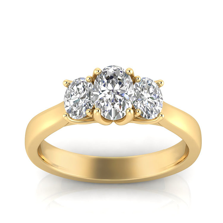 1.00ct Lab Grown Diamond Ring in 9ct Yellow Gold