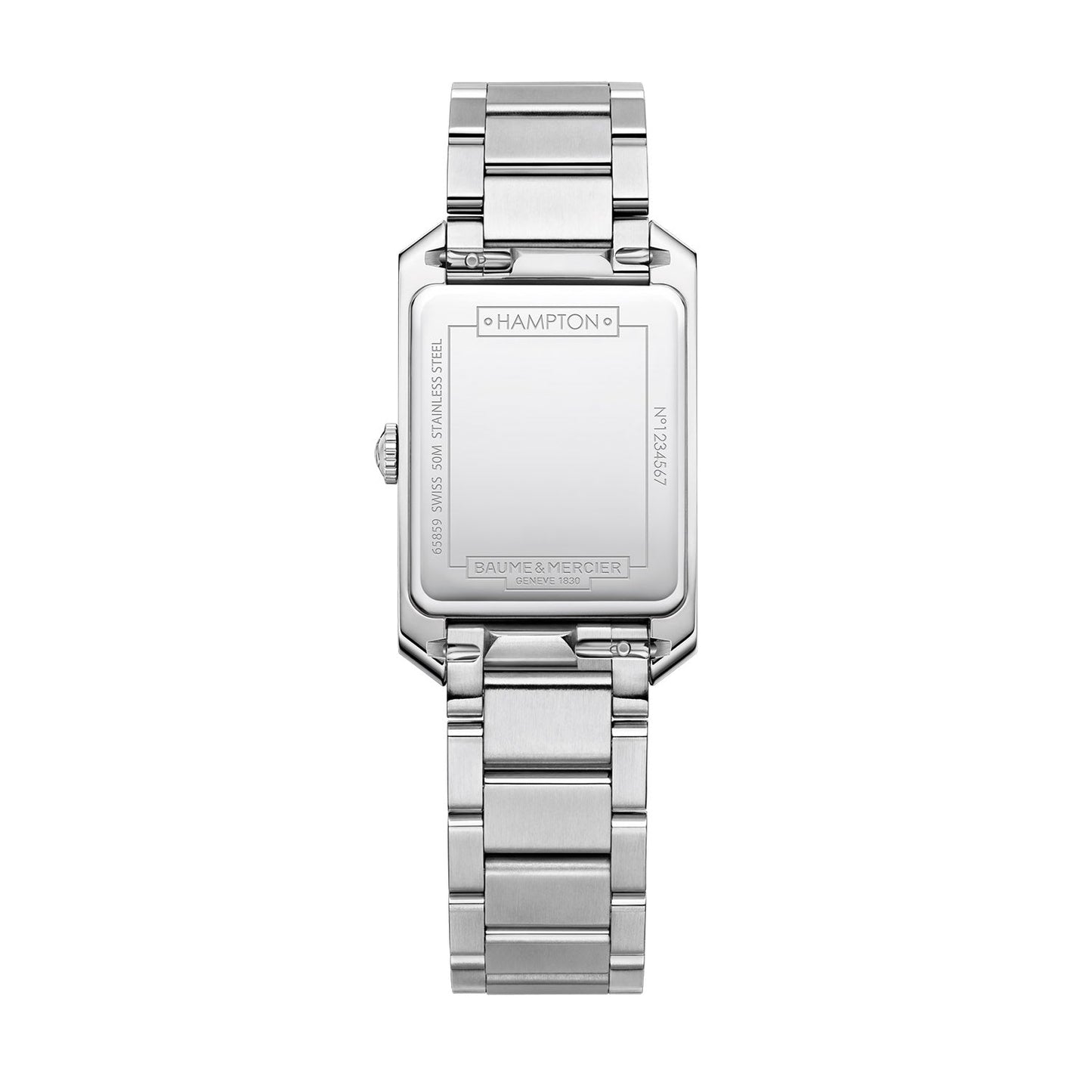 Baume & Mercier Hampton Stainless Steel Bracelet Women's Watch 35 x 22mm