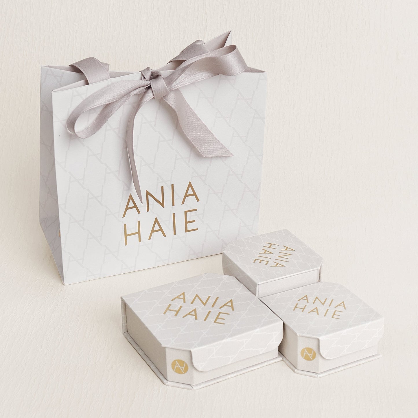 Ania Haie Gold Sparkling Bezel Cubic Zirconia Station Bracelet