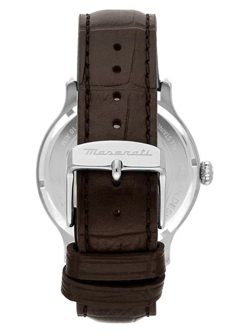 Maserati Epoca Leather Watch 42mm in Brown R8851118016