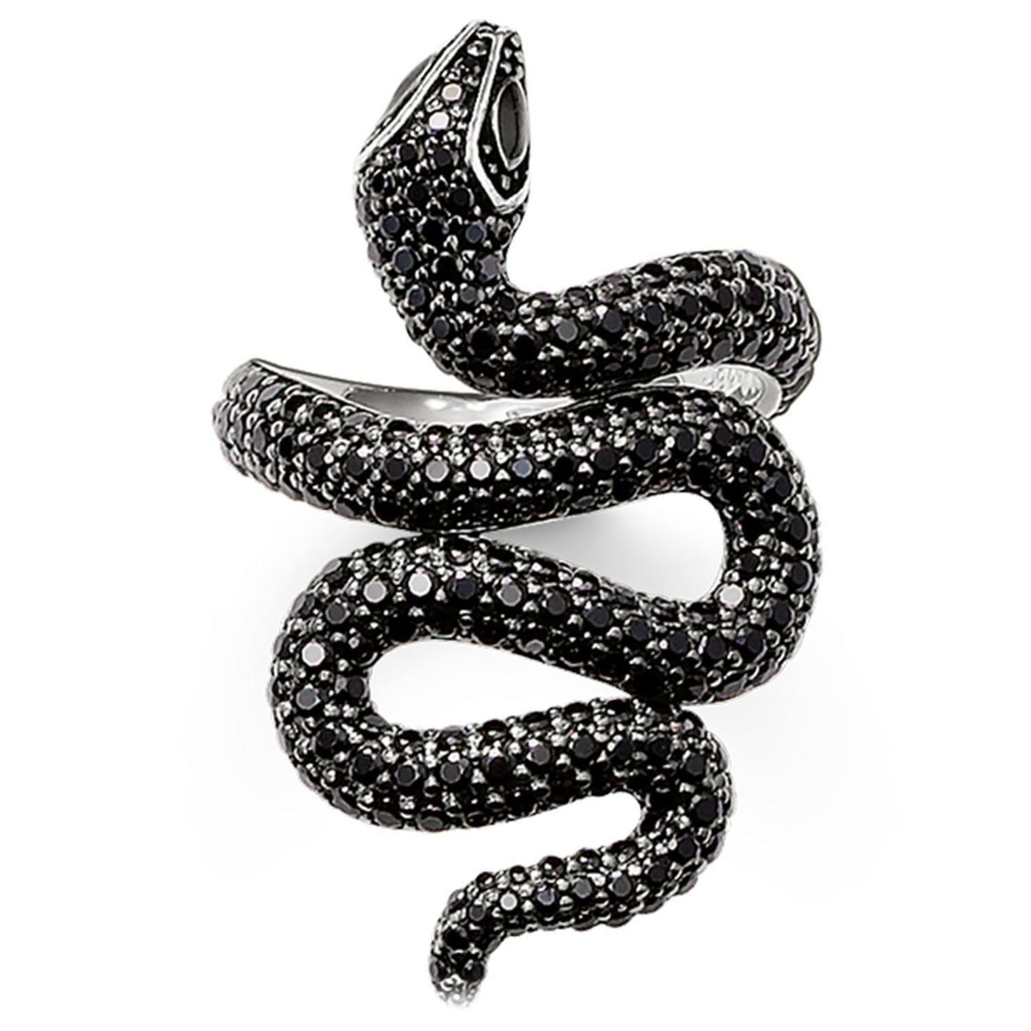 THOMAS SABO Ring "Black Snake Pave"