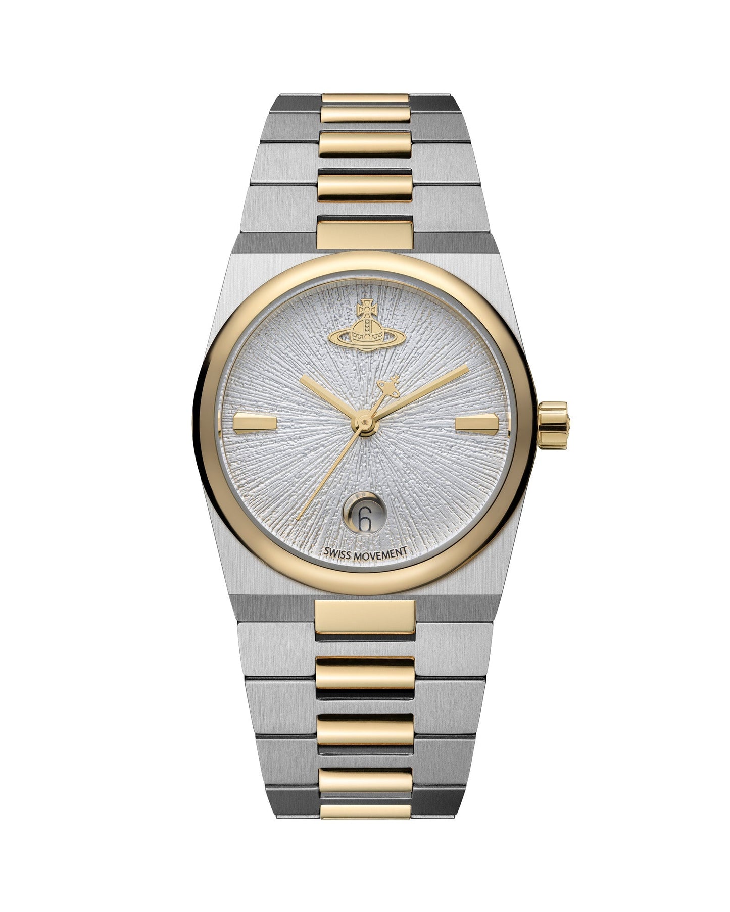Vivienne Westwood The Hoxton 28mm Two Tone Strap Watch