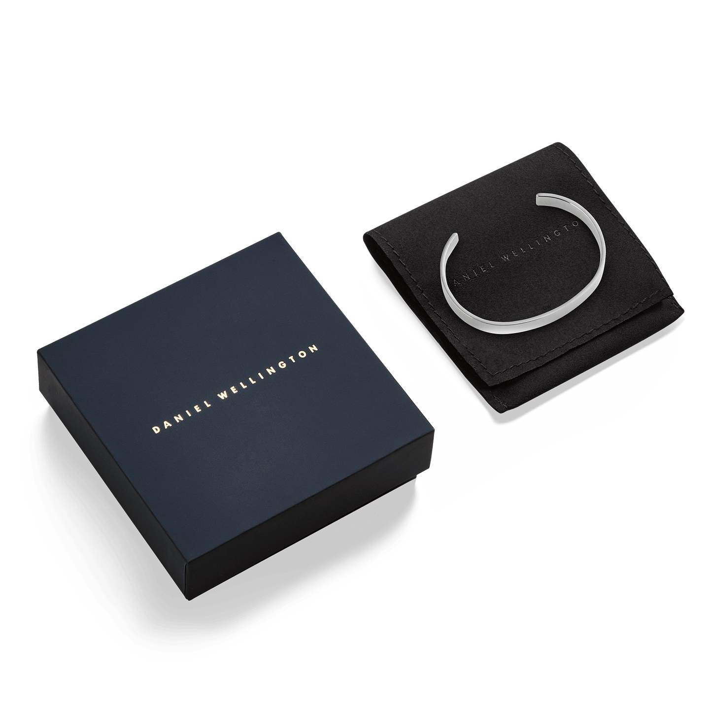 Daniel Wellington Line Cuff Polished Silver