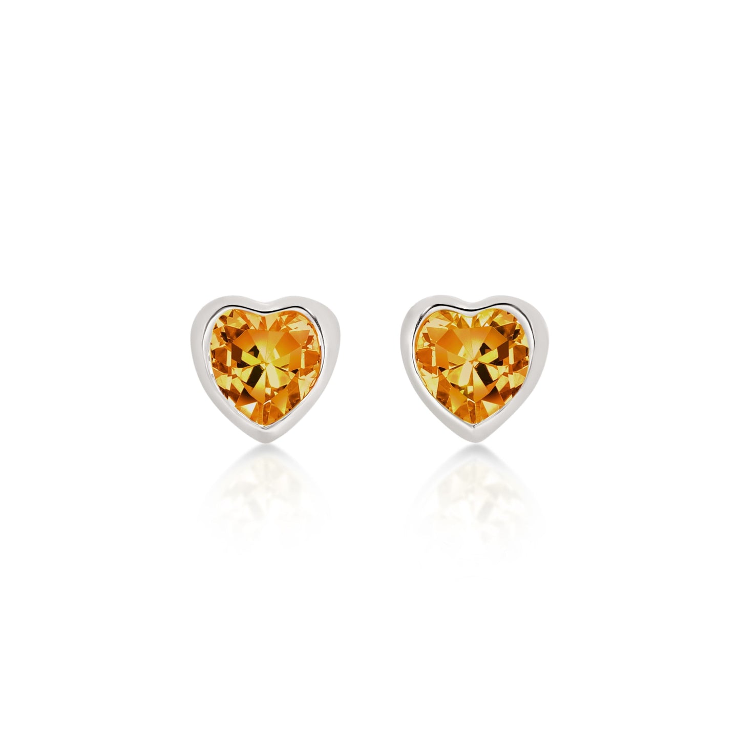 Silver NOVEMBER Birthstone Studs