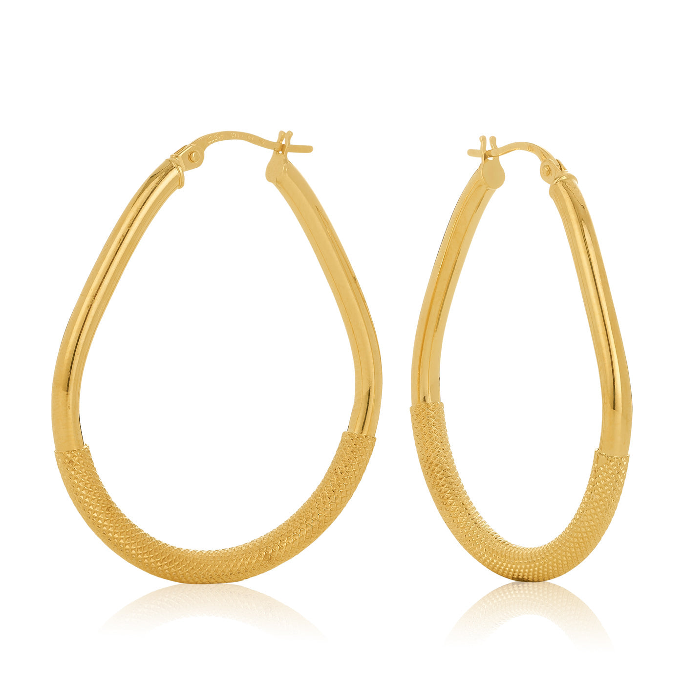 Toledo 2mm Round Tube 30mm Diameter Hoop Earring