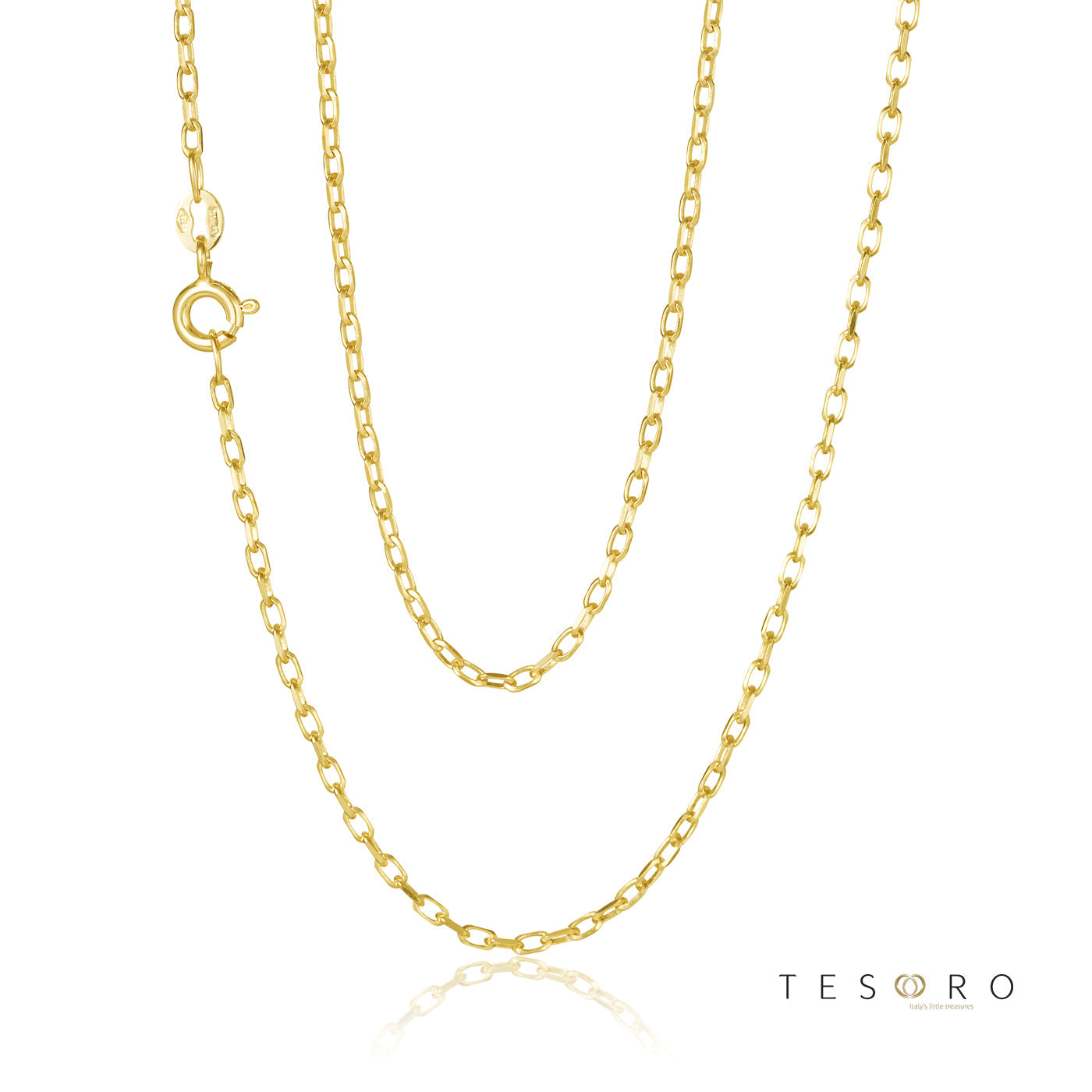 Susa Elongated Cable Chain 1.4mm, 50cm