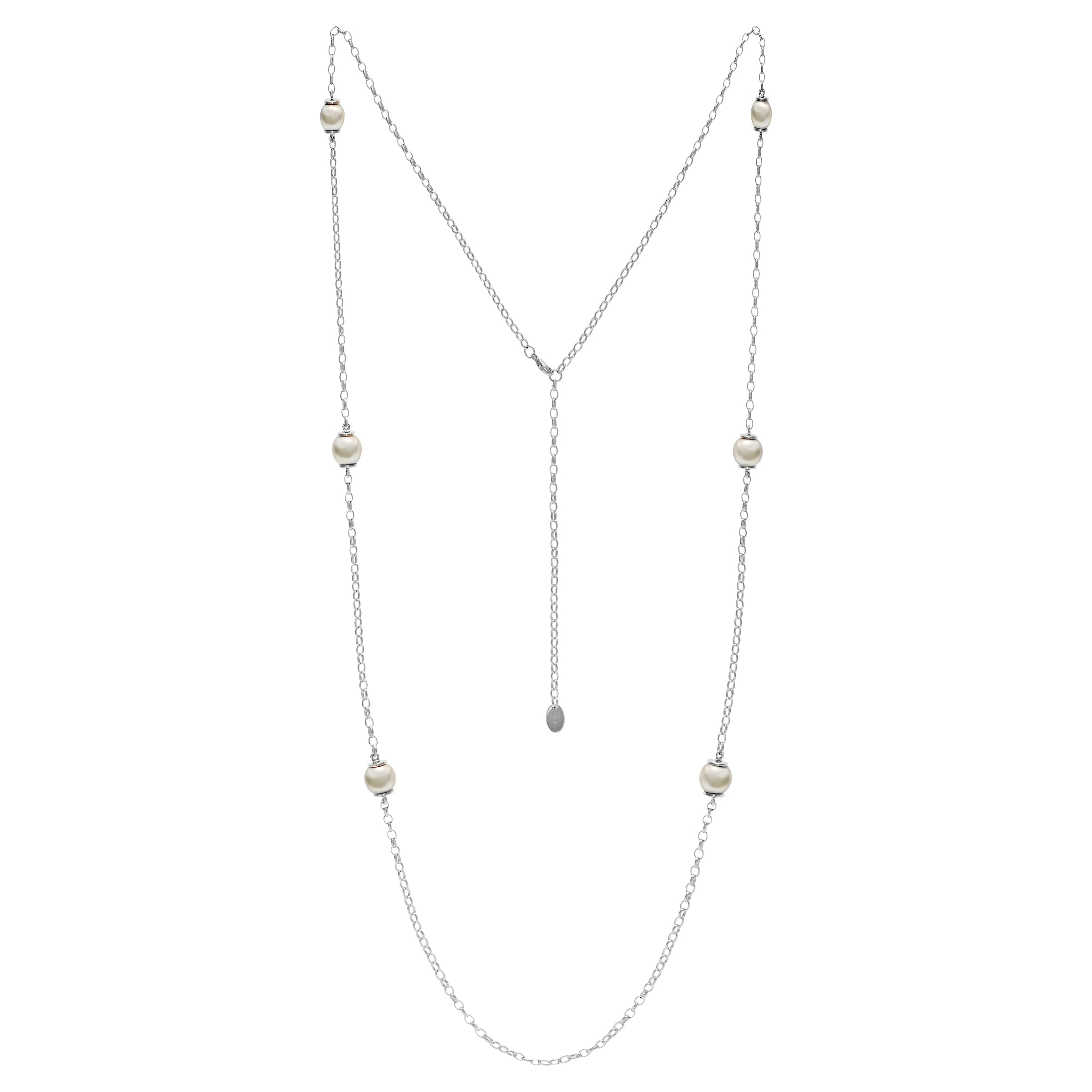 Autore Silver Chain and South Sea Pearl Necklace