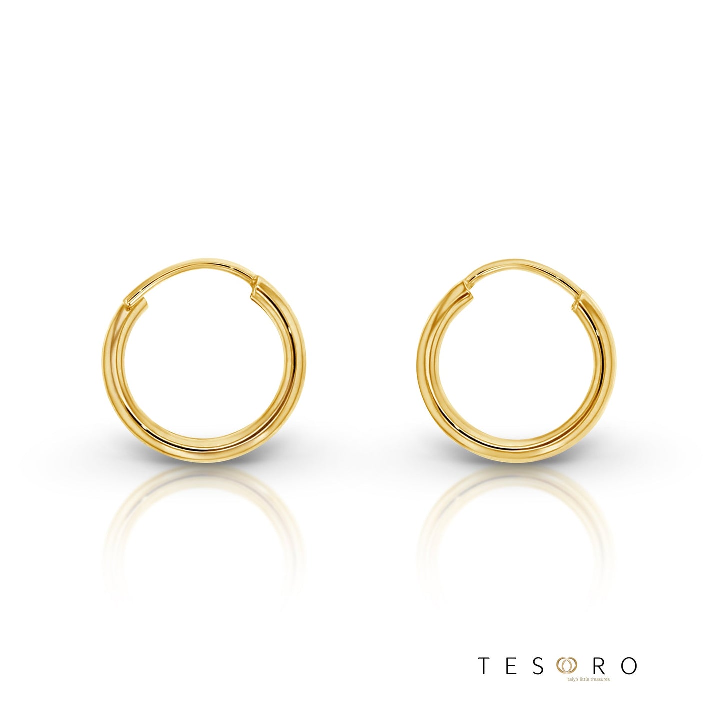 Marche 10mm Plain Sleeper Earrings