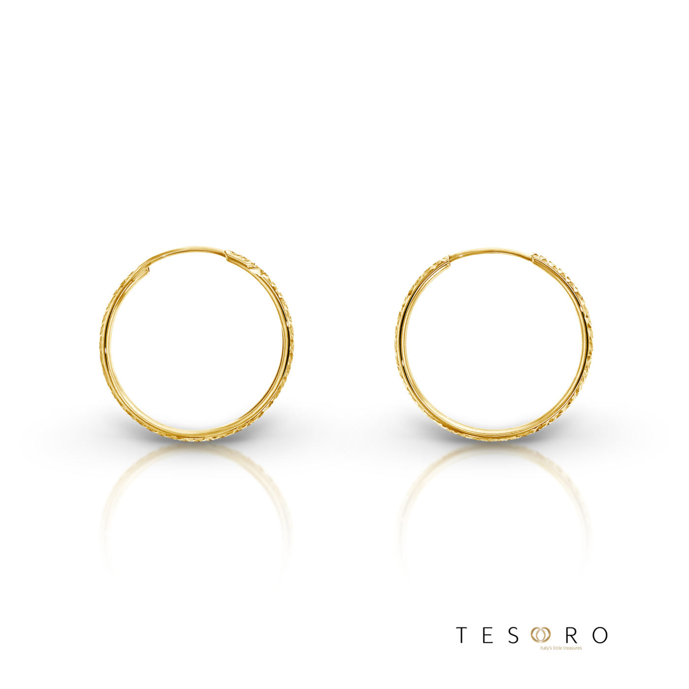 Marche 20mm Plain Sleeper Earrings