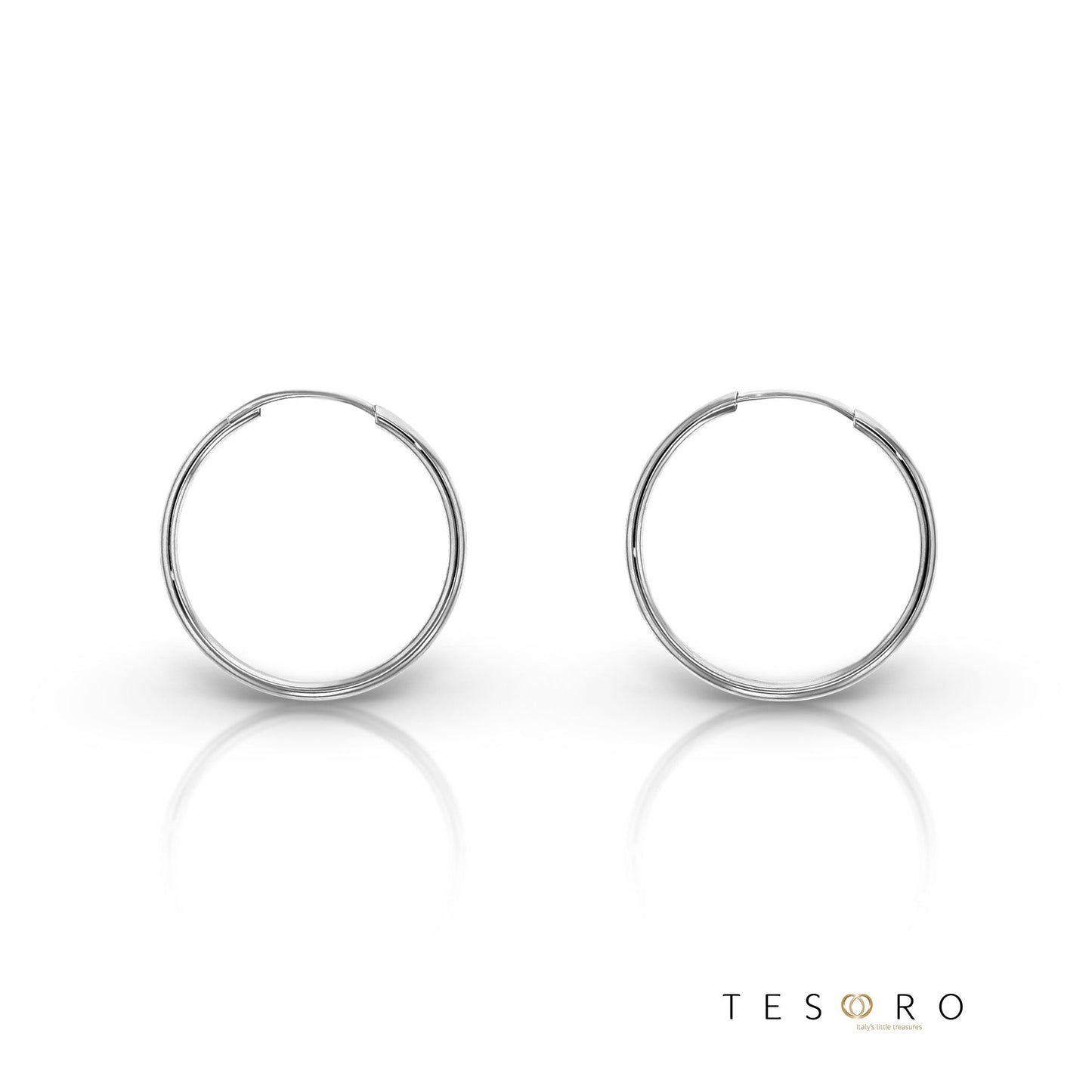 Marche 20mm Plain Sleeper Earrings