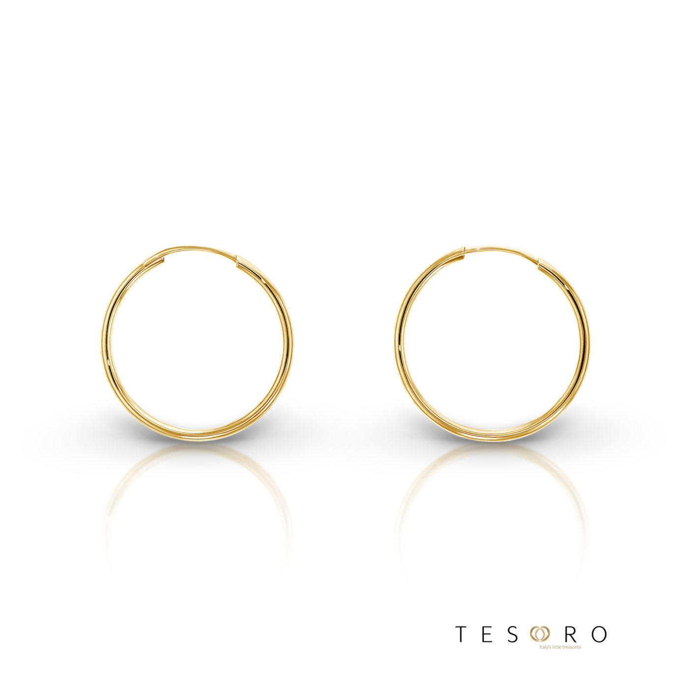 Marche 20mm Plain Sleeper Earrings