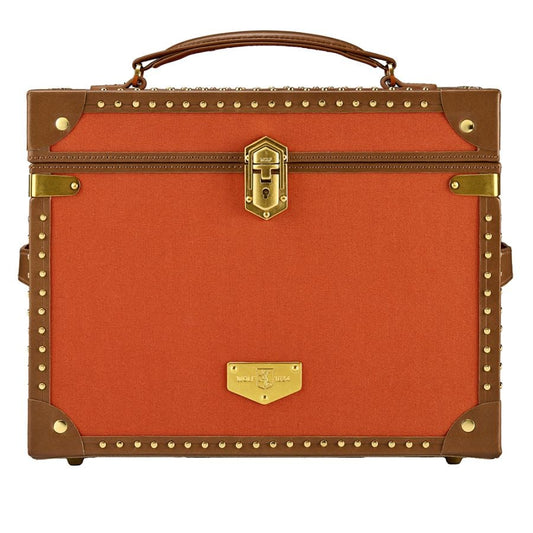 Wolf Ida Trunk Jewellery Box Orange