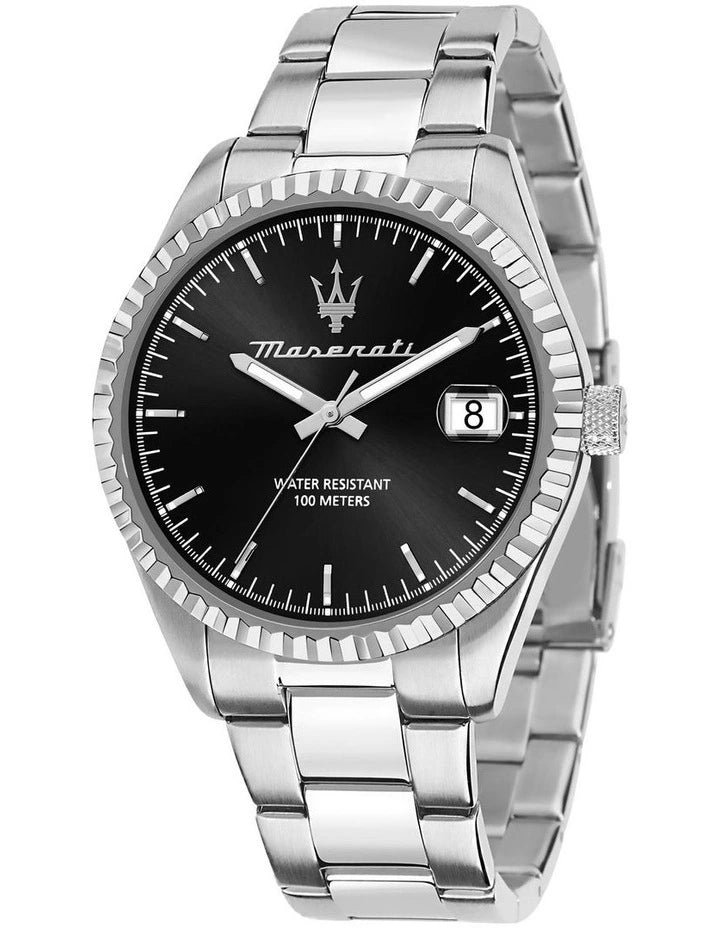 Maserati Competizione Quartz Watch 42mm in Black