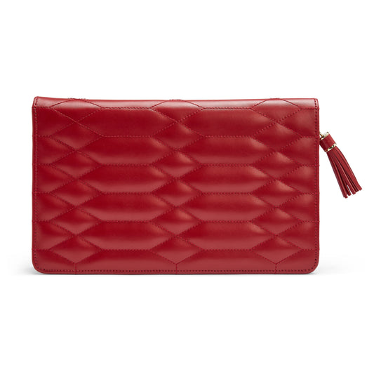 Wolf Caroline Large Jewellery Portfolio  Red