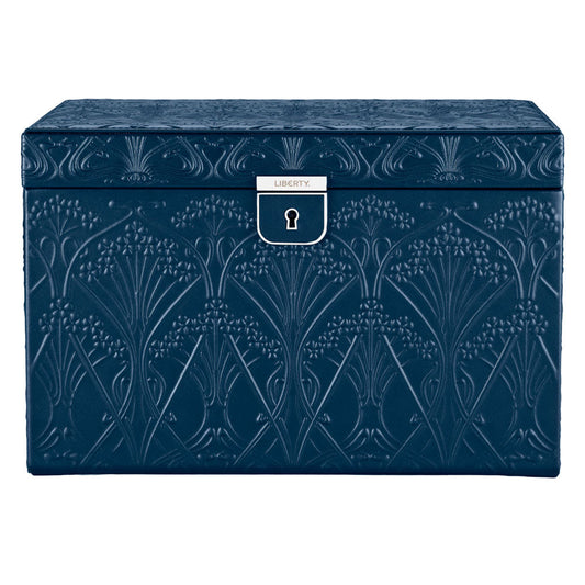 WOLF x Liberty Large Jewellery Box - Navy
