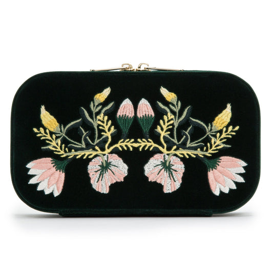 Wolf Zoe Travel Zip Case Forest Green