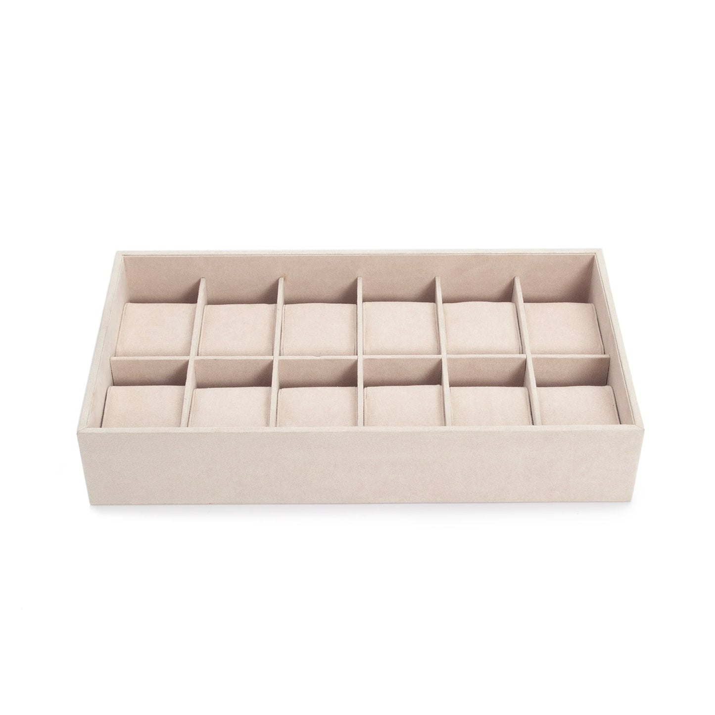 Wolf Vault 12Pc Watch Tray Insert Beige