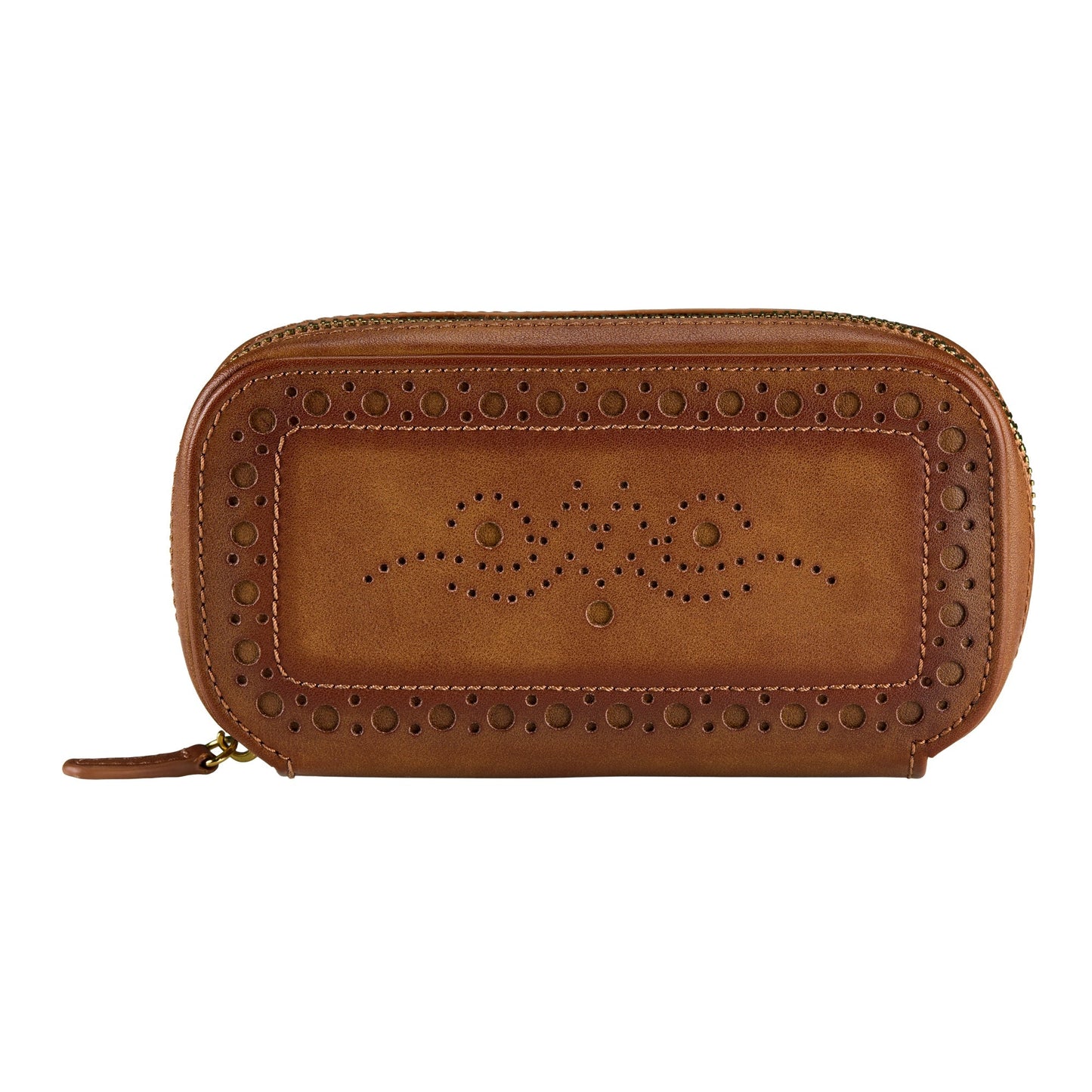 WOLF Brogue Double Watch Zip Pouch