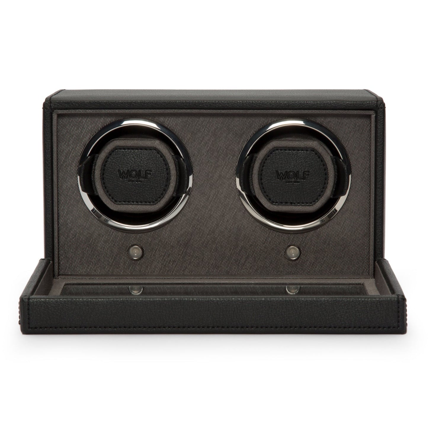 Wolf Double Cub Winder with Cover Black