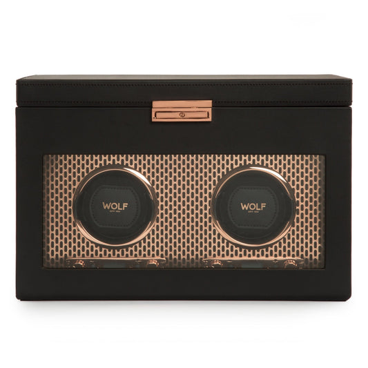 Wolf Axis Double Winder with Storage Copper Plated