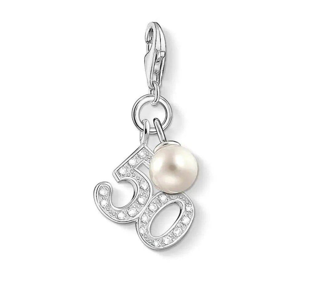 Thomas Sabo 50th Charm with Pearl